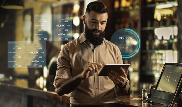 Restaurante digitalizado con datos en tiempo real